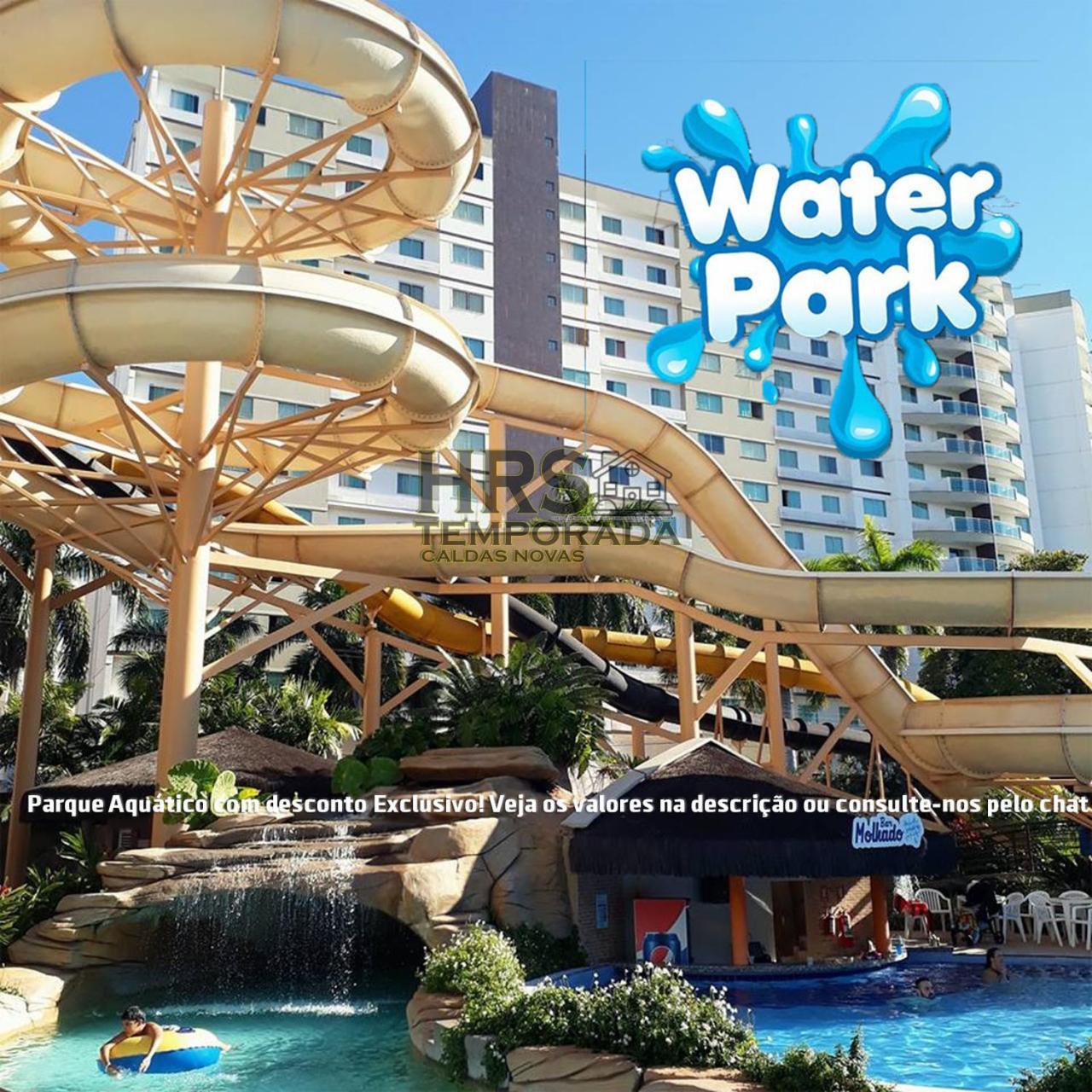 Hotel De Luxo Em Caldas Novas Com Ingressos Com Valor Exclusivo Nos Clubes Hot Park, Lagoa Termas, Waterpark, E Nautico!!! מראה חיצוני תמונה