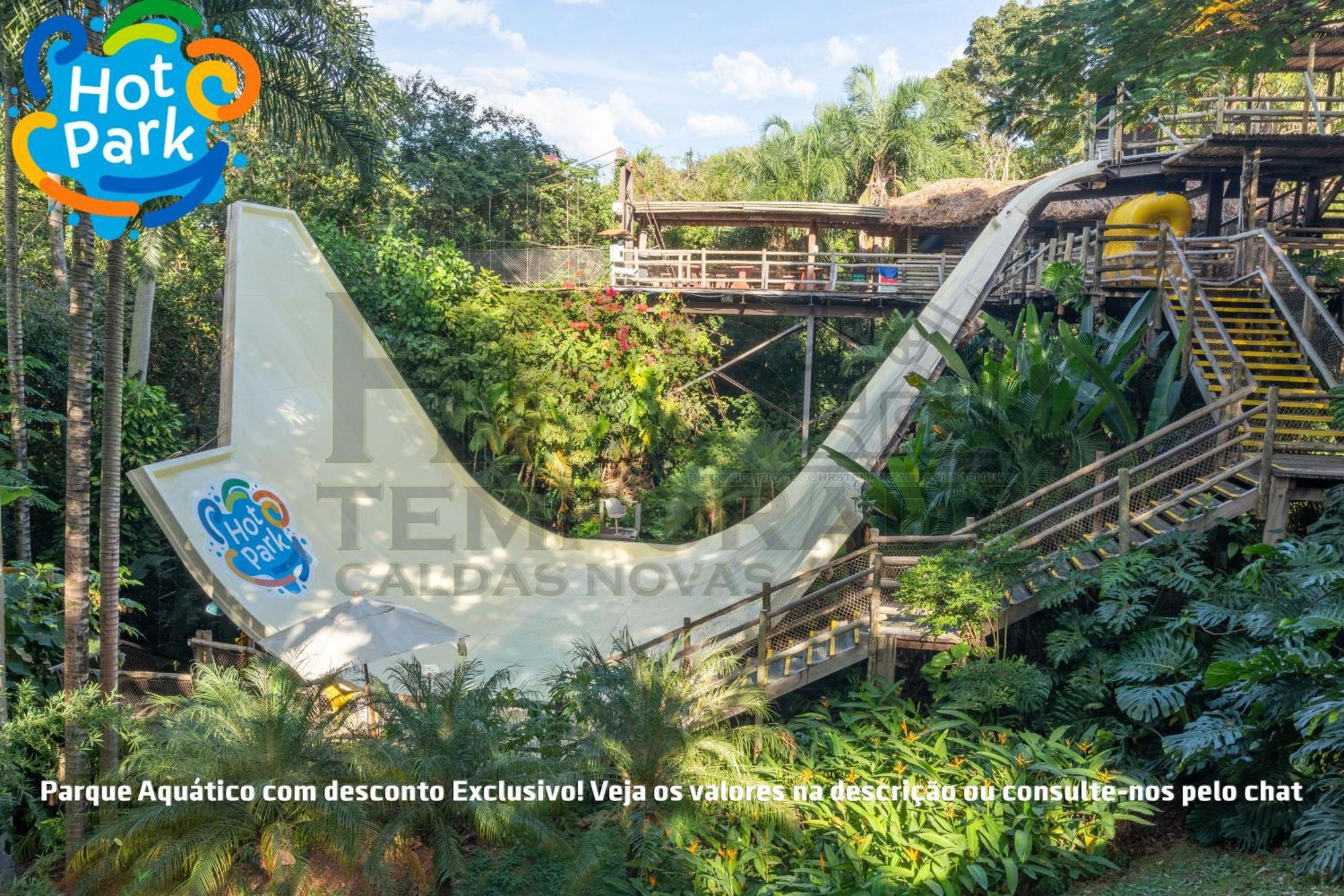 Hotel De Luxo Em Caldas Novas Com Ingressos Com Valor Exclusivo Nos Clubes Hot Park, Lagoa Termas, Waterpark, E Nautico!!! מראה חיצוני תמונה